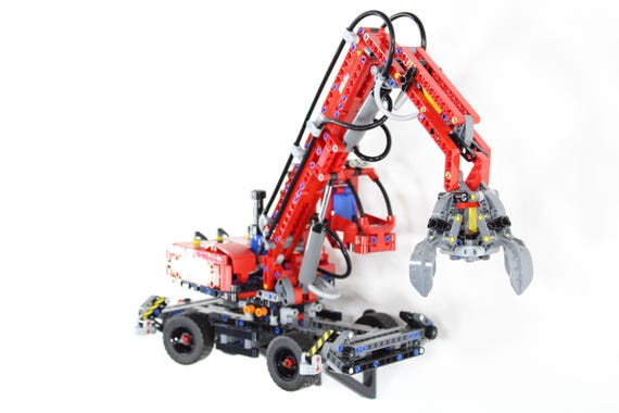 Wall Mount for LEGO® Technic™ 42144 Material Handler - Etsy