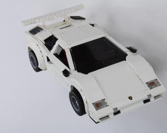 Adjustable Wall Mount for LEGO® Icons 10337 Lamborghini Countach 5000 Quattrovalvole
