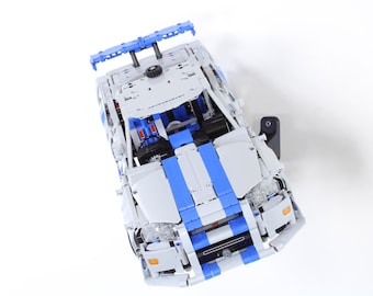 Adjustable Wall Mount for LEGO® Technic™ 2 Fast 2 Furious Nissan Skyline GT-R (R34) Car (42210)
