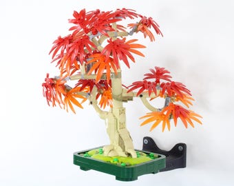 Wall Mount for LEGO® Botanicals 10348 Japanese Red Maple Bonsai Tree