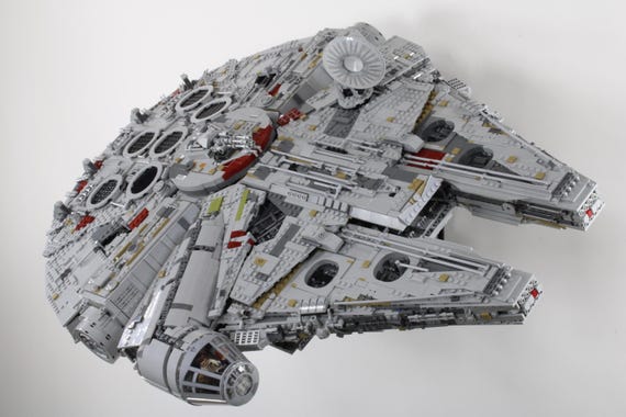 Adjustable Wall Mount for LEGO® Star Wars™ 75192 UCS Millennium