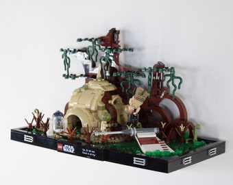 Soporte de pared para Diorama de Entrenamiento Jedi™ Dagobah™ LEGO® Star Wars™ 75330