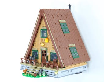 Wall Mount for LEGO® Ideas 21338 A-Frame Cabin