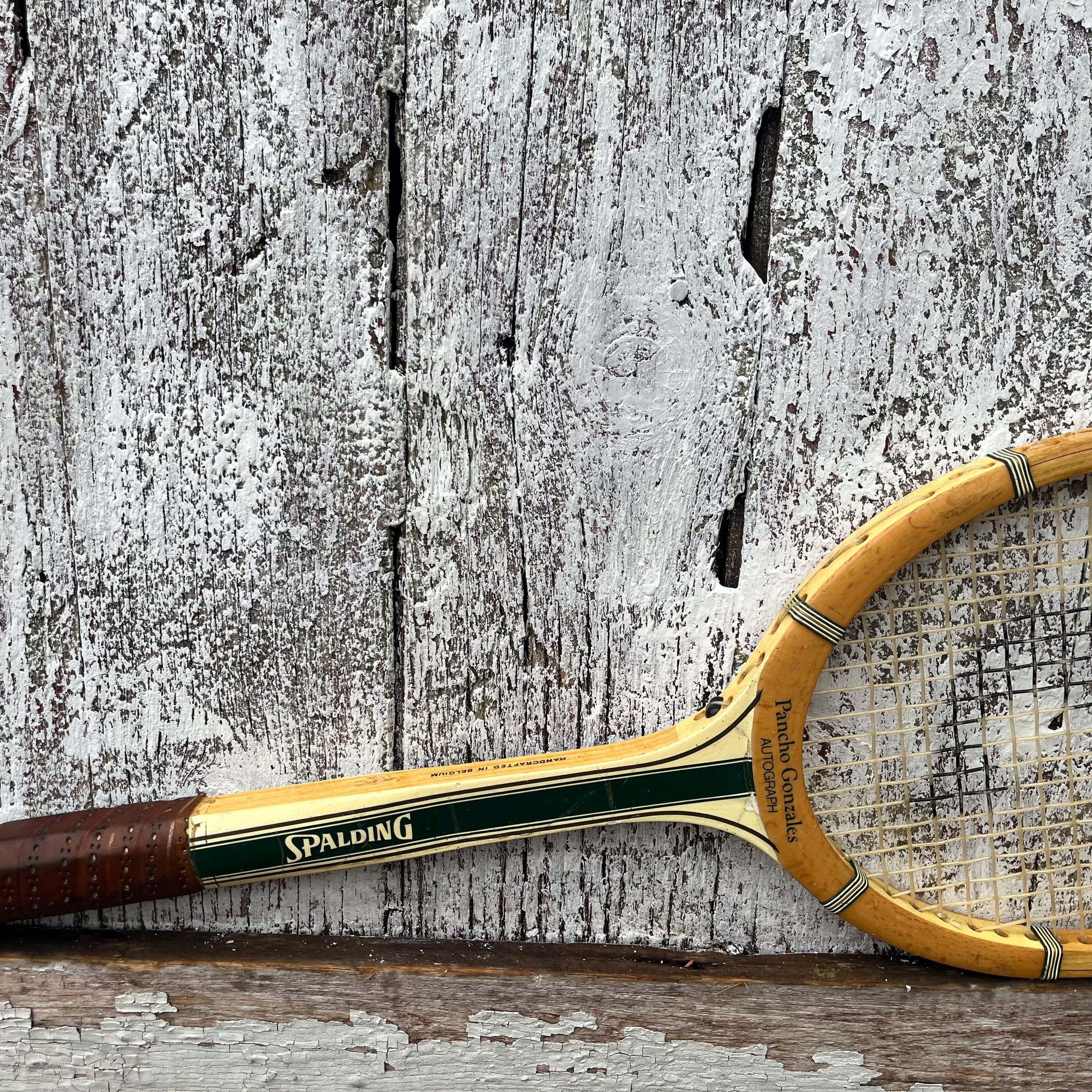 Raquette De Tennis En Bois Wilson American Star - Chris Evert & Jimmy Connors - Occasion