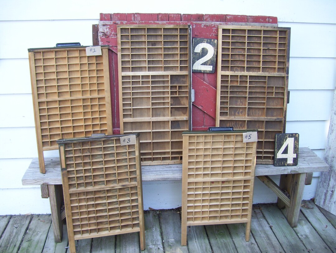 Hamilton Printers Drawer Ludlow Wooden Typeset American Type Etsy