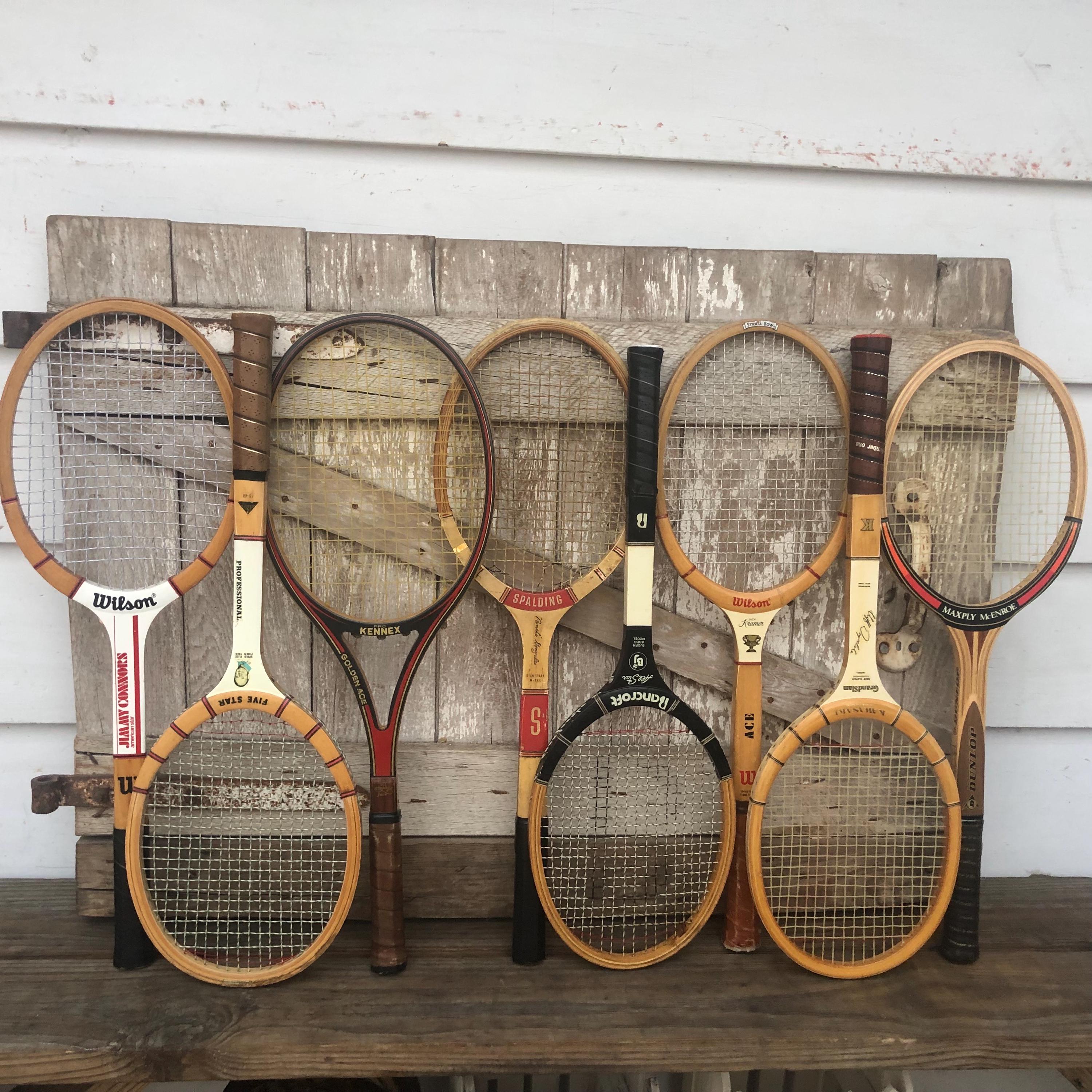 Wilson Vintage Jack Kramer famous player series Wood Tennis Racquet Racket 4 1/2