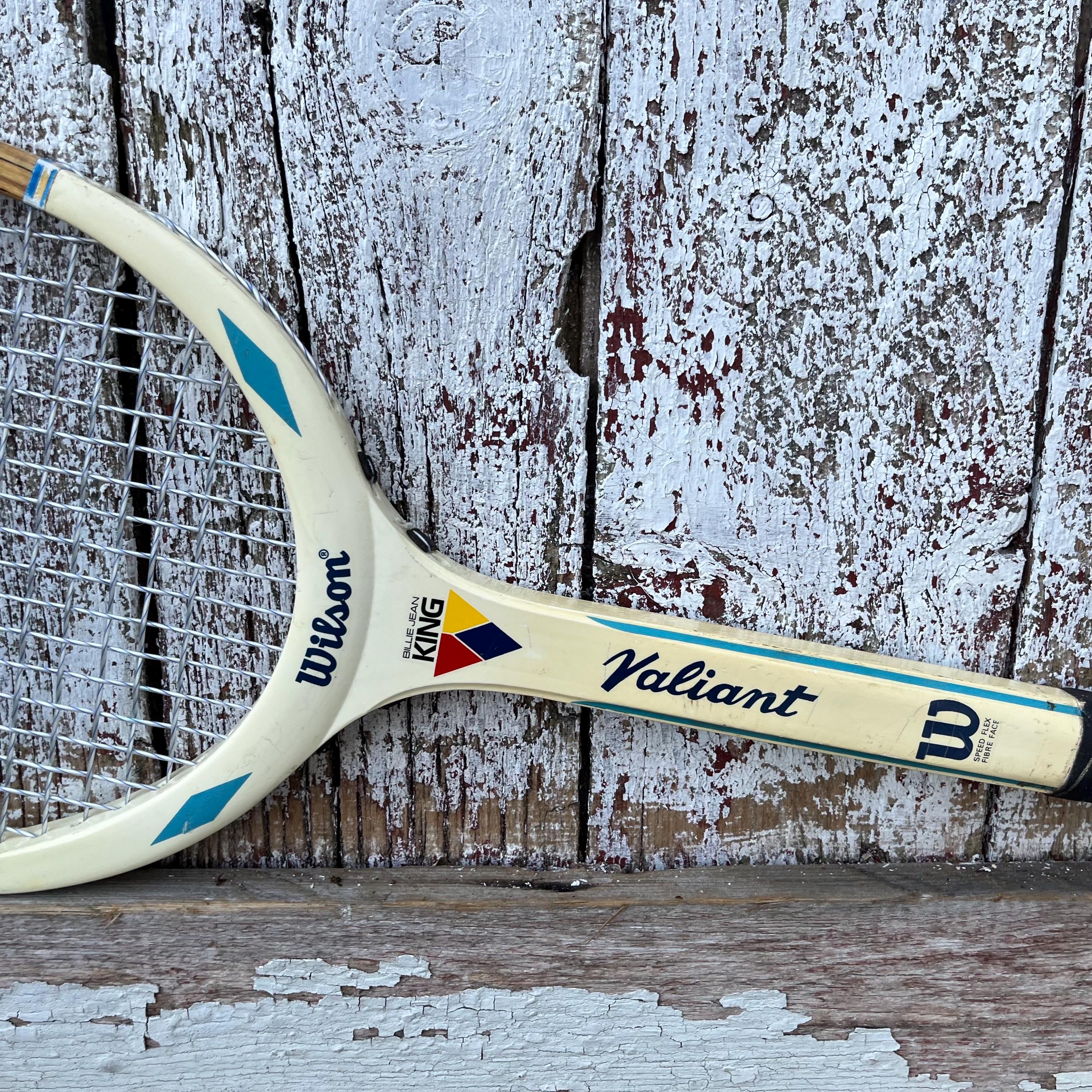Raquette Vintage Wilson Billie Jean King PRO – Bois, Fabriquée Aux USA, Taille De Grip 4 1/2