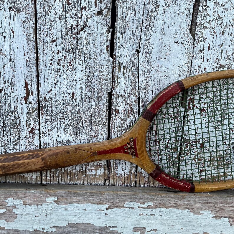 Sioux Wood Rackets Wood Tennis Racket Wright and Ditson Diamond Brand AG Spalding Wooden ...