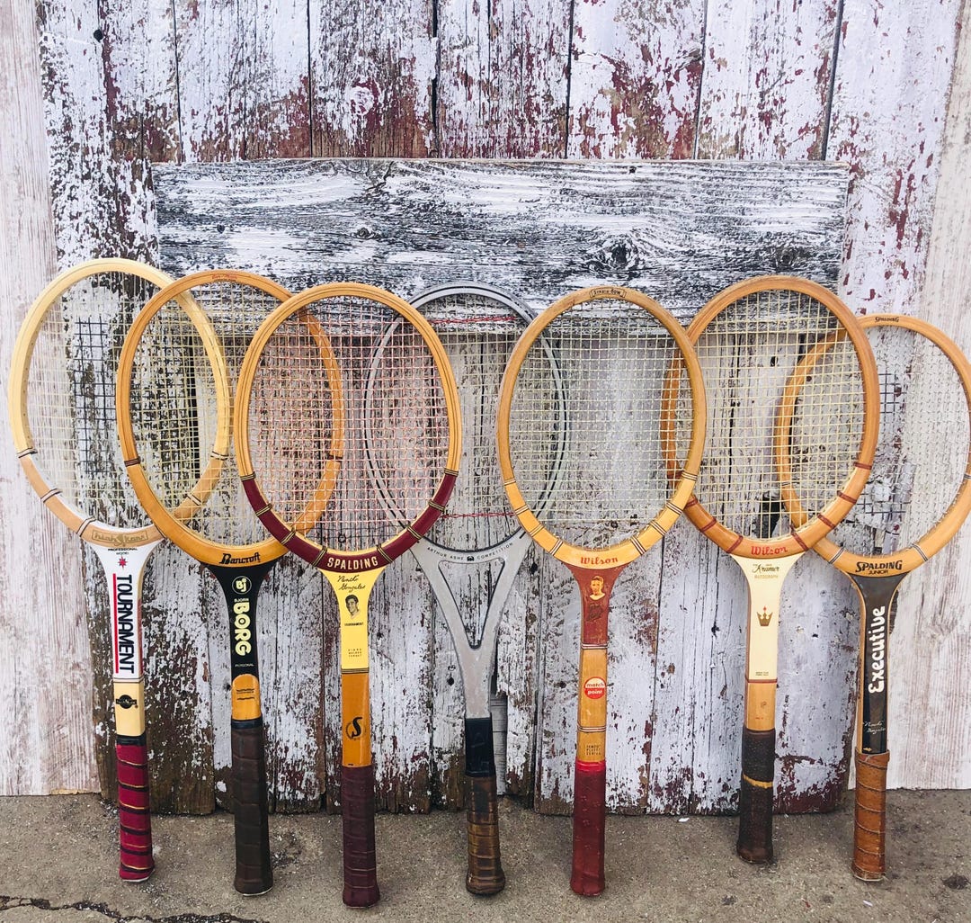 Wilson Borg Racket Wood Tennis Racket Wilson Jack Kramer Spalding Pancho Gonzales Don ...