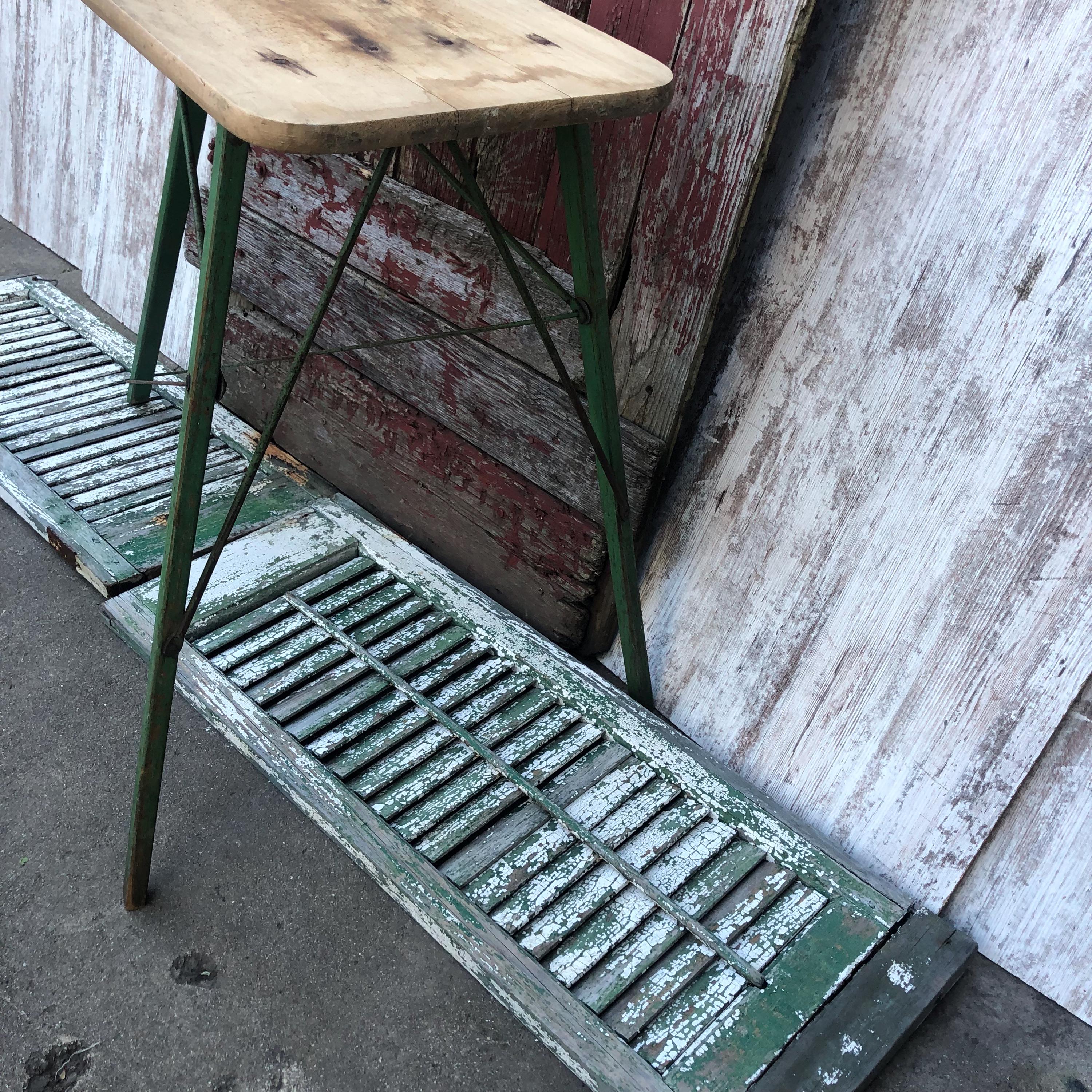 Wood Ironing Board Farmhouse Lifetime Ironing Table Maid of Honor