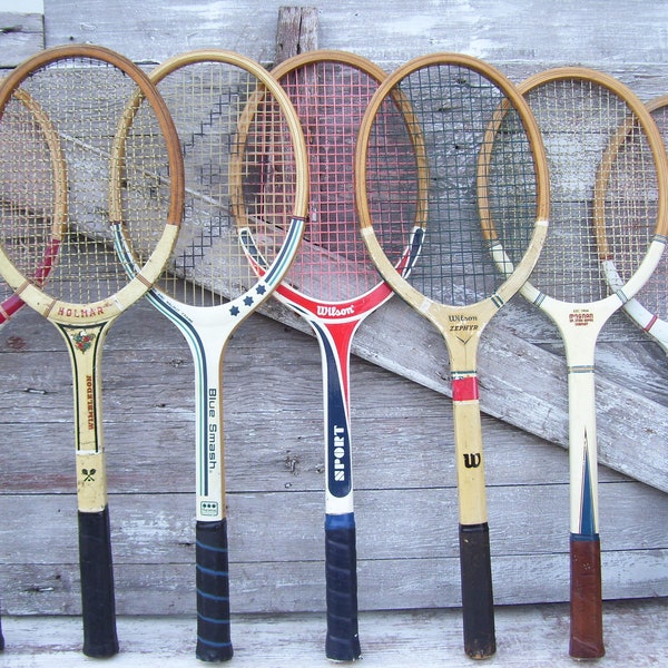 Wooden Tennis Racket - Etsy