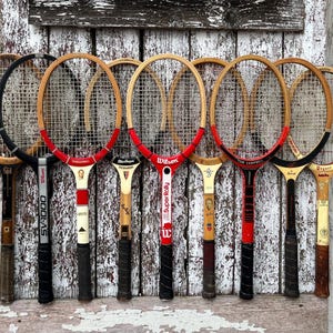 Wood Tennis Racket Wilson Jack Kramer Rod Laver Chemold Rod Laver Hugh Forgie Stan Smith Wooden Tennis Racquet Sports L