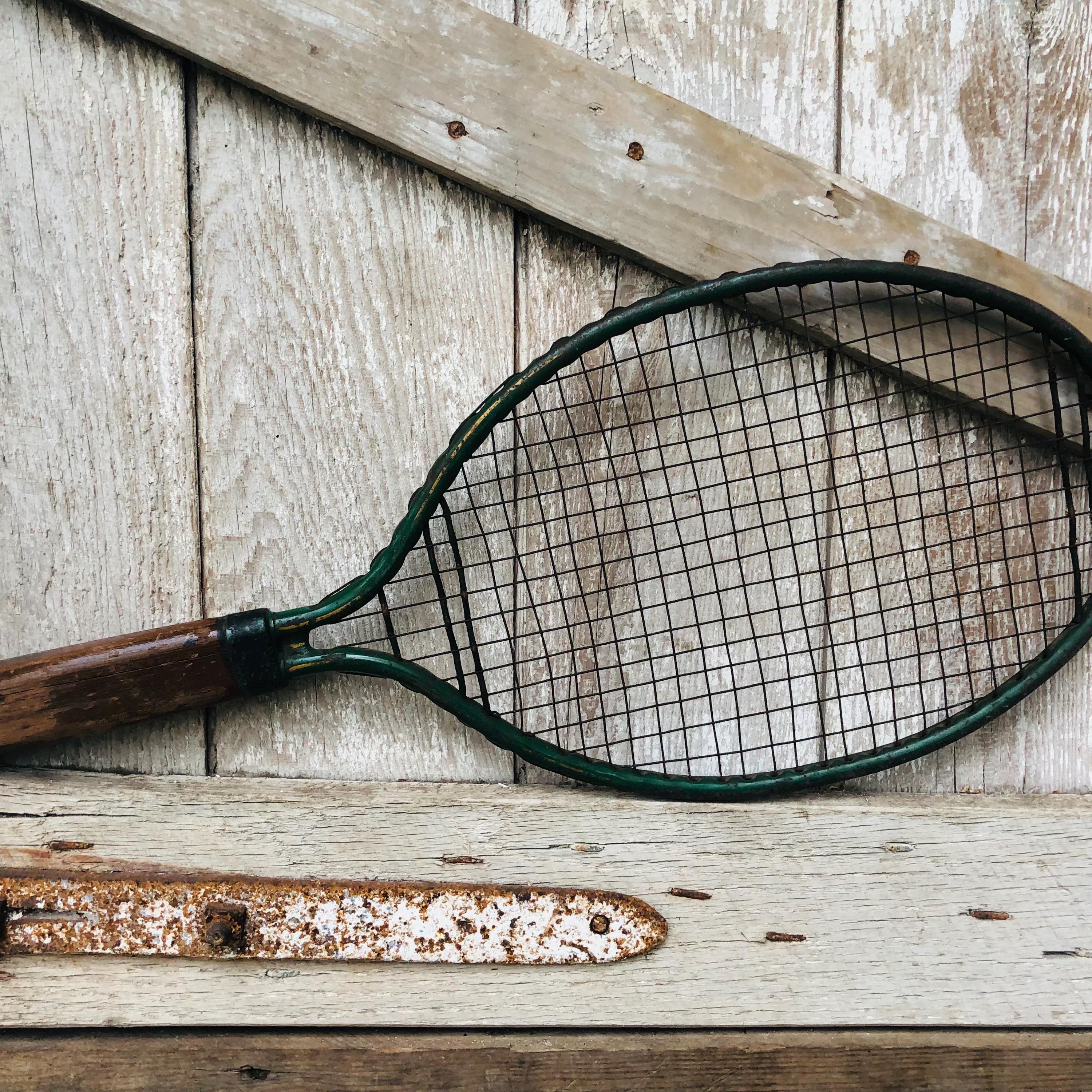 Raquette De Tennis En Bois Wilson American Star - Chris Evert & Jimmy Connors - Occasion