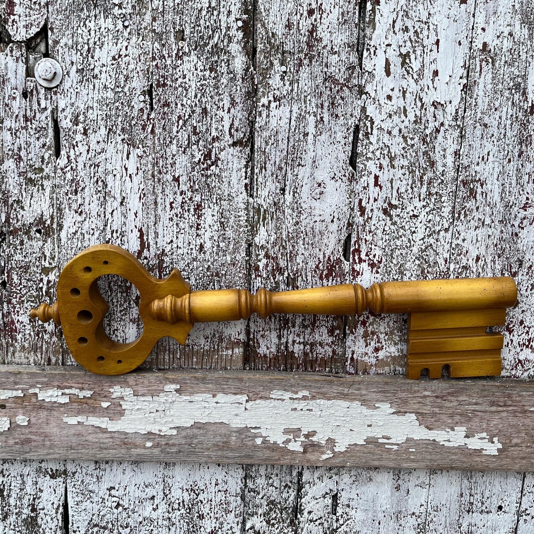 Wood Key Mid Century Modern Tell Chair Co Wall Key Decor Piece - Etsy