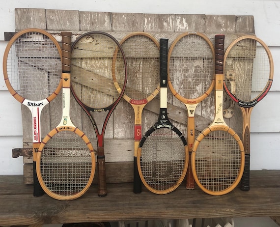 Raquette De Tennis Vintage Spalding En Bois - Bon état
