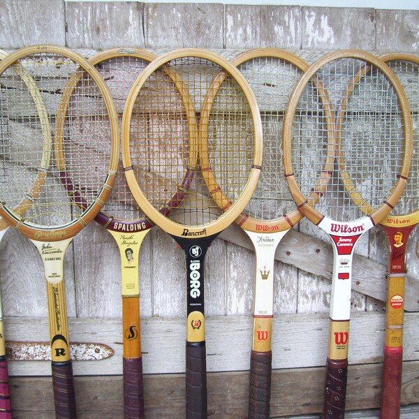 Wooden Tennis Racket - Etsy