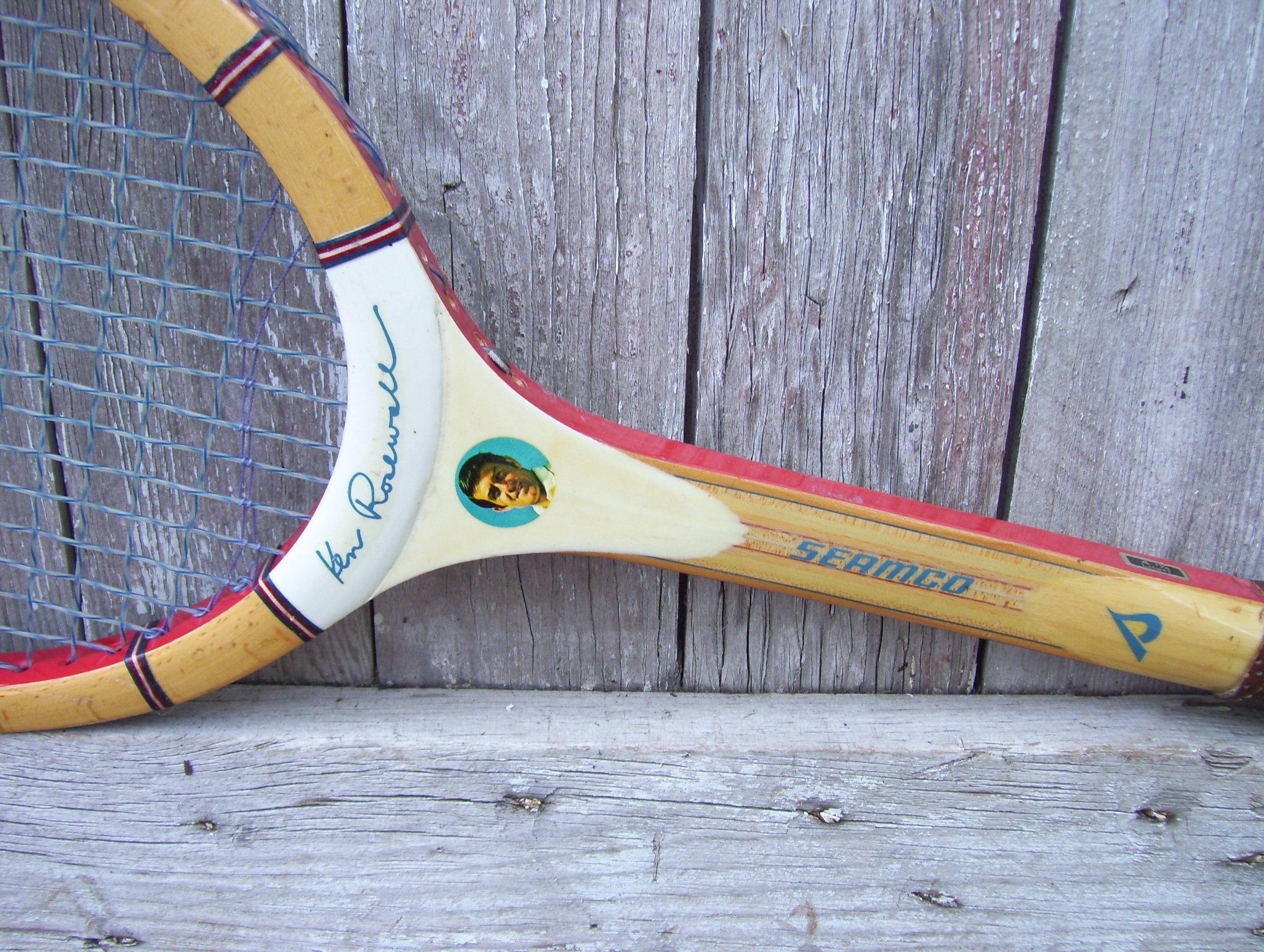 Wood Tennis Racket Rod Laver Chemold Ken Rosewall Slazenger