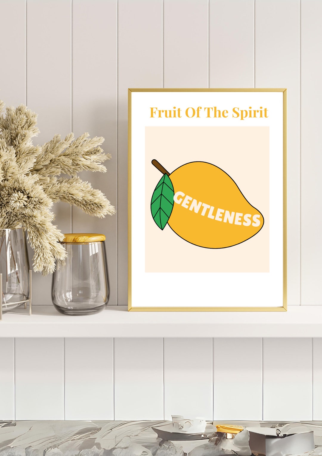 Fruit of the Spirit Printable Art Bible Verse Wall Art Digital Art ...