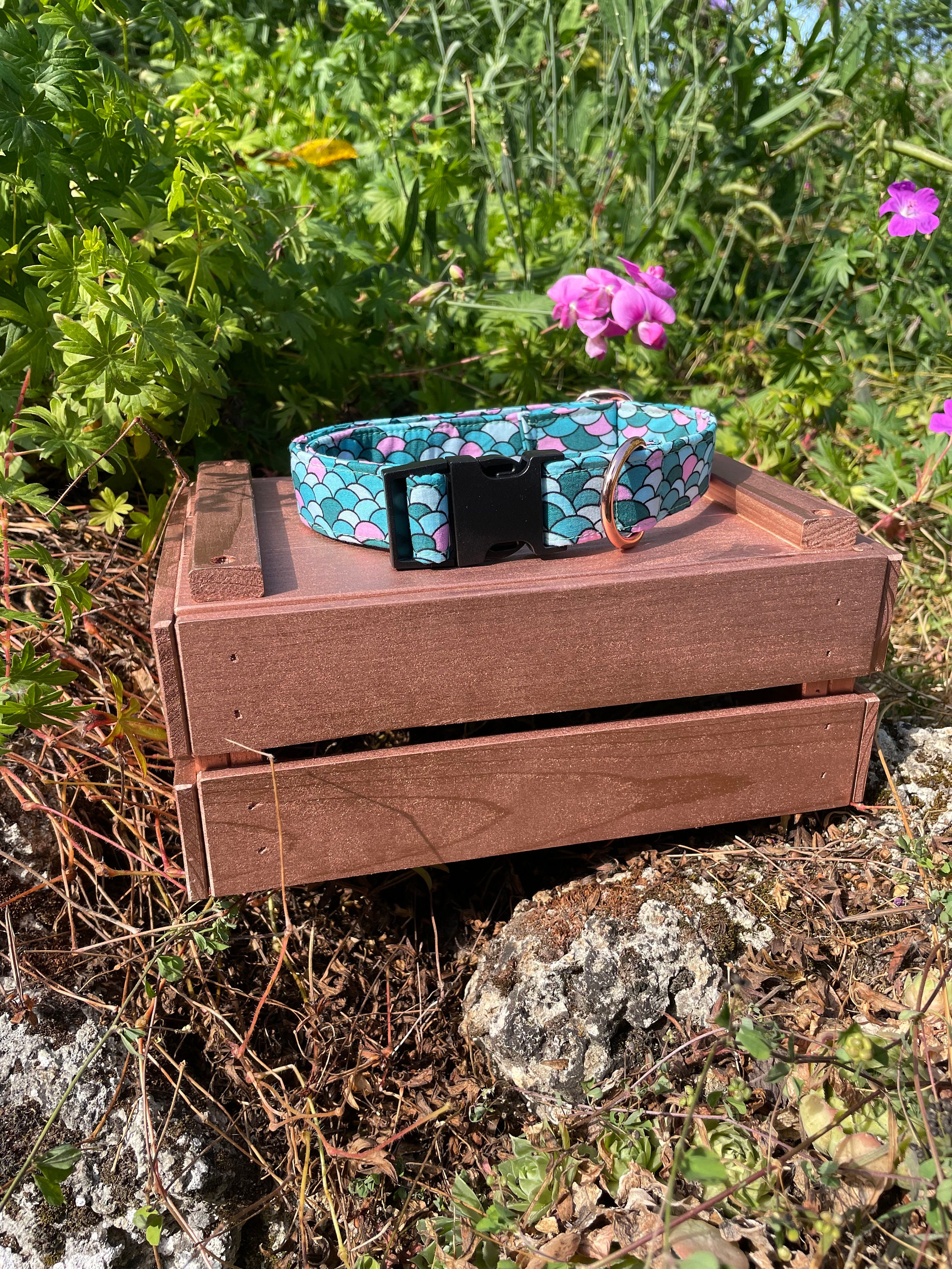 Collier Pour Chien Écailles de Sirène