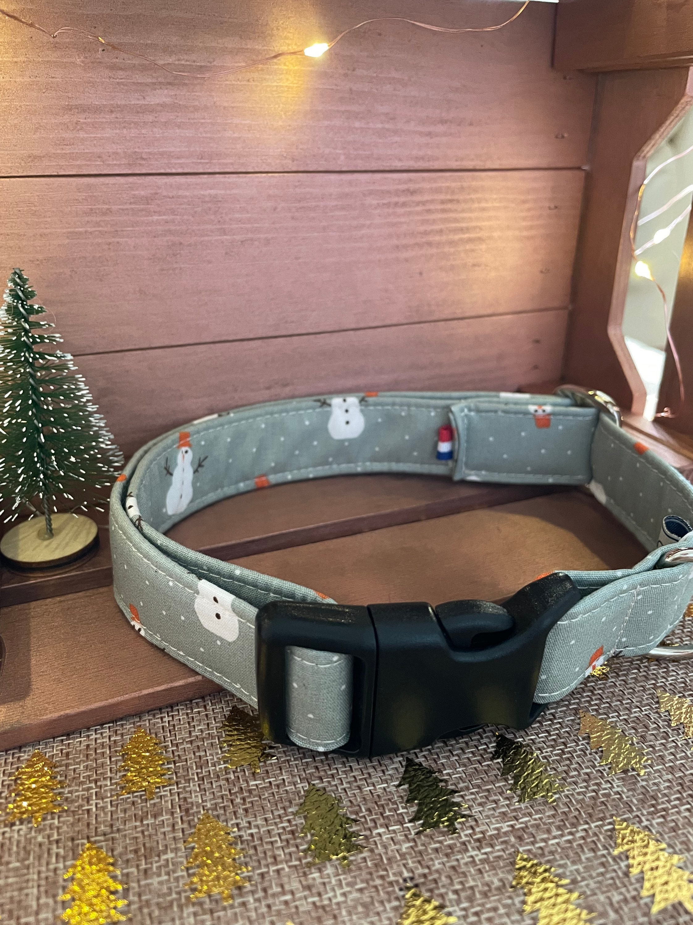 Collier Pour Chien Bonhomme de Neige