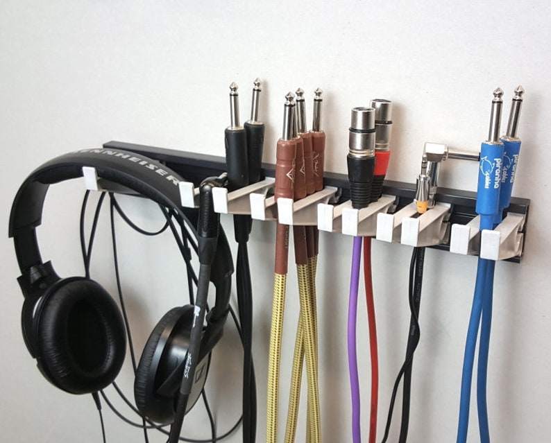 Studio Cable Rack for Guitar Leads XLR AV Kit Etc, Made From Aluminium ...