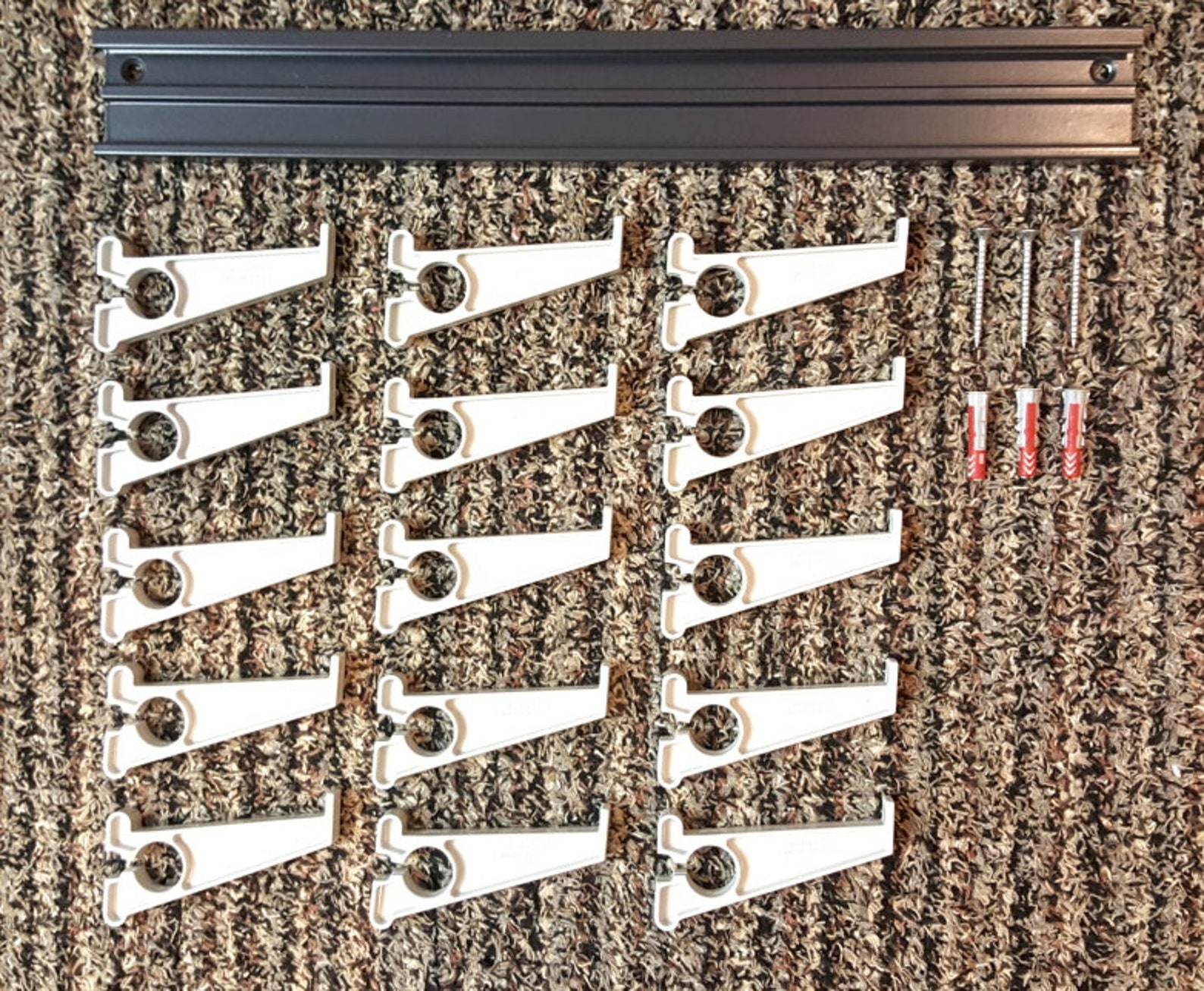 Studio Cable Rack for Guitar Leads XLR AV Kit Etc, Made From Aluminium ...