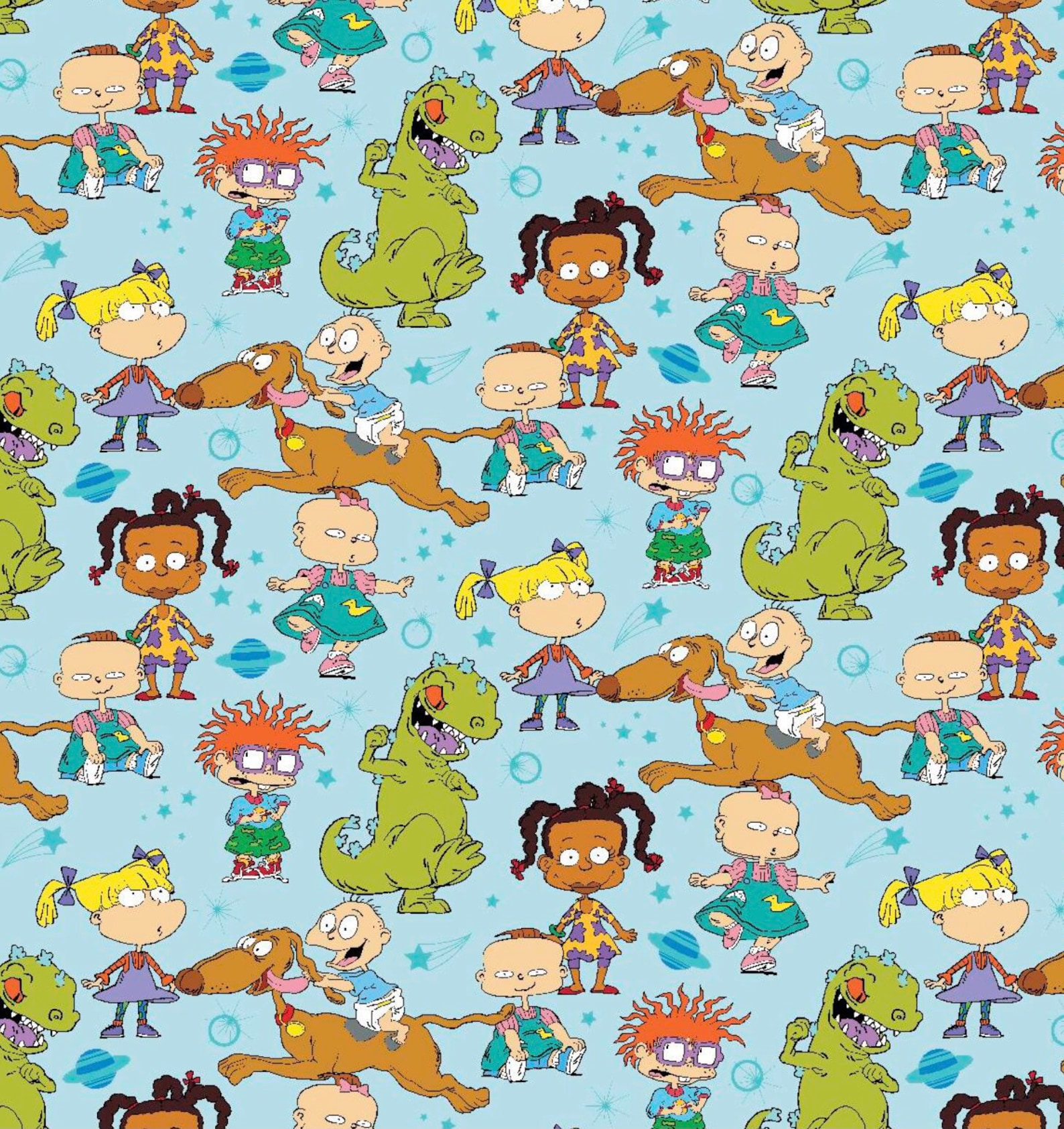 Rugrats Fabric 100 Cotton 1 Yard 1/2 Yard 1/4 Yard Etsy