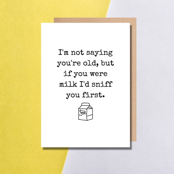 Funny Birthday Card | 5x7 | Snarky Sarcastic Birthday Card