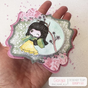 Candy Box 3D personalizzabile - scatola porta dolcetti o regali - bomboniere cartone Mulan realizzate a mano party decorazioni compleanno