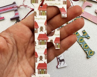 Handgemachte Weihnachtsbriefe mit Paketsiegel - Weihnachtsgrußkarten
