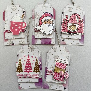 card chiudi pacco realizzate a mano Natale - Biglietti di auguri  tag Christmas
