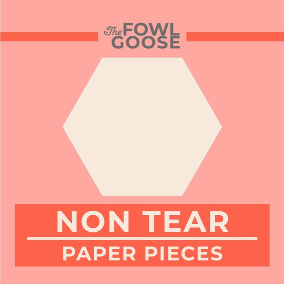 Hexagon Paper Pieces | English Paper Piecing EPP, Non Tear
