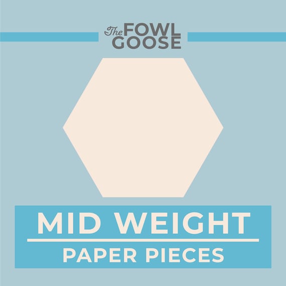 Hexagon Paper Pieces | English Paper Piecing EPP, Mid Weight Cardstock