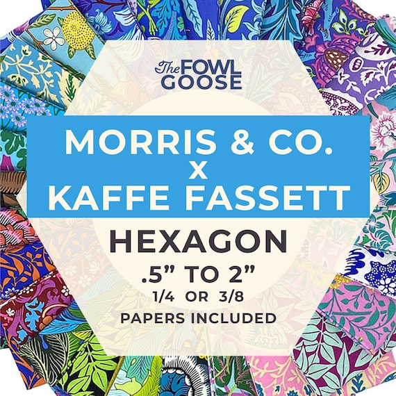 EPP Hexie Set: Morris & Co. x Kaffe Fassett Hexagons for Quilting