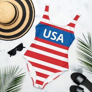 USA One-Piece Swimsuit