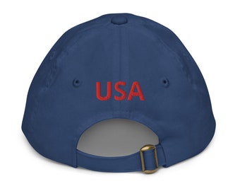 American Flag Youth baseball cap