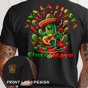 Viva La Fiesta Shirt, Cinco de Mayo Shirt, Mexican Fiesta T-shirt, Fiesta Squad, Gift for him, Gift For Her, Cinco de Mayo Pocket Logo Shirt