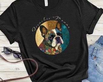 Frenchie Momma Camicia / Camicia Mamma Bulldog Francese / Camicia Mosaico Frenchie / Regalo Amante Frenchie / Camicia Bulldog Francese / Regali Bulldog Francese