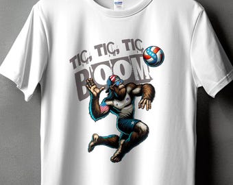 Bigfoot Beachvolleyball-T-Shirt: USA Fan Spieltag-T-Shirt