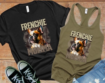 Camiseta de mamá bulldog francés / camiseta de mamá bulldog francés / camiseta de papá bulldog francés / regalo para amantes de los perros / camiseta divertida de bulldog francés / regalos de bulldog francés