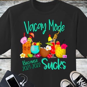 Vacation Aloha Crew T-shirt, Family Hawaiian Vacation Aloha Shirt, Vacation Mode Hawaiian Summer Beach Shirt,  Unisex Tropic