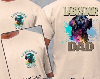 Camicia Labrador al cioccolato / Divertente cane Labrador con occhiali / Papà Labrador / Mamma Labrador / Camicia papà cane / Camicia Labrado Retriever