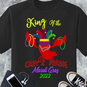 Mardi Gras Shirt,  Mardi Gras T-shirt, Womens Mardi Gras shirt,  Mardi Gras Tee, Fat Tuesday T-shirt, Mardi Crayfish, Mardi Gras Beads