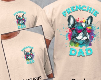French Bulldog Shirt | Funny French Bulldog wearing Glassest | Frenchie Dad | Frenchie Momma| Dog Dad Shirt | Frenchie T-Shirt