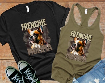 Camiseta de mamá bulldog francés / camiseta de mamá bulldog francés / camiseta de papá bulldog francés / regalo para amantes de los perros / camiseta divertida de bulldog francés / regalos de bulldog francés