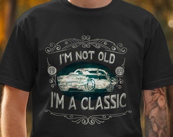 Camiseta gráfica de Muscle Car vintage: regalo retro de coche clásico para papá
