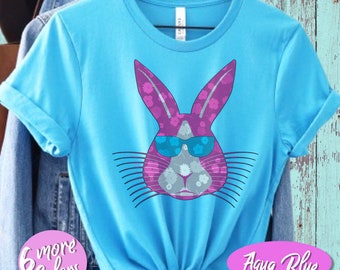 Bloemen Paashaas Shirt, Lente Bloemen Konijn Shirt, bloemen dieren shirt, schattig dieren shirt, bloemen konijn, Paascadeau voor vrouwen, 3xl