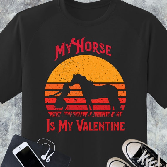 Red Horse Sunset T Shirt Horse Lovers Red Horse Sunset T Shirt Horse Lovers