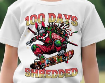 100 Tage der Schule Shirt, glückliche 100 Tage, 100. Tag der Schule Skateboarding T-Shirt, 100 Tage Smarter Hemd, ich überlebte 100 Tage T-Shirt