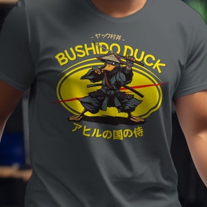 Bushido Duck Shirt, Japanese Samurai Shirt, Japanese Ukiyo, Samurai Shirt, Japanese Shirt, Japanese Kanji Shirt | Japanese Aname Shirt,